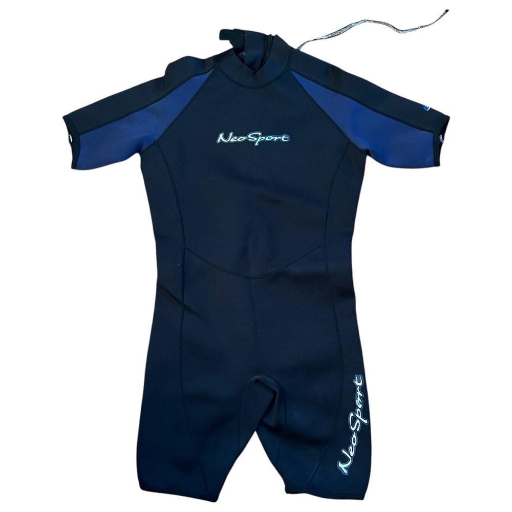 Adults Neo Sport Wet Suit in Black and Blue 2mm